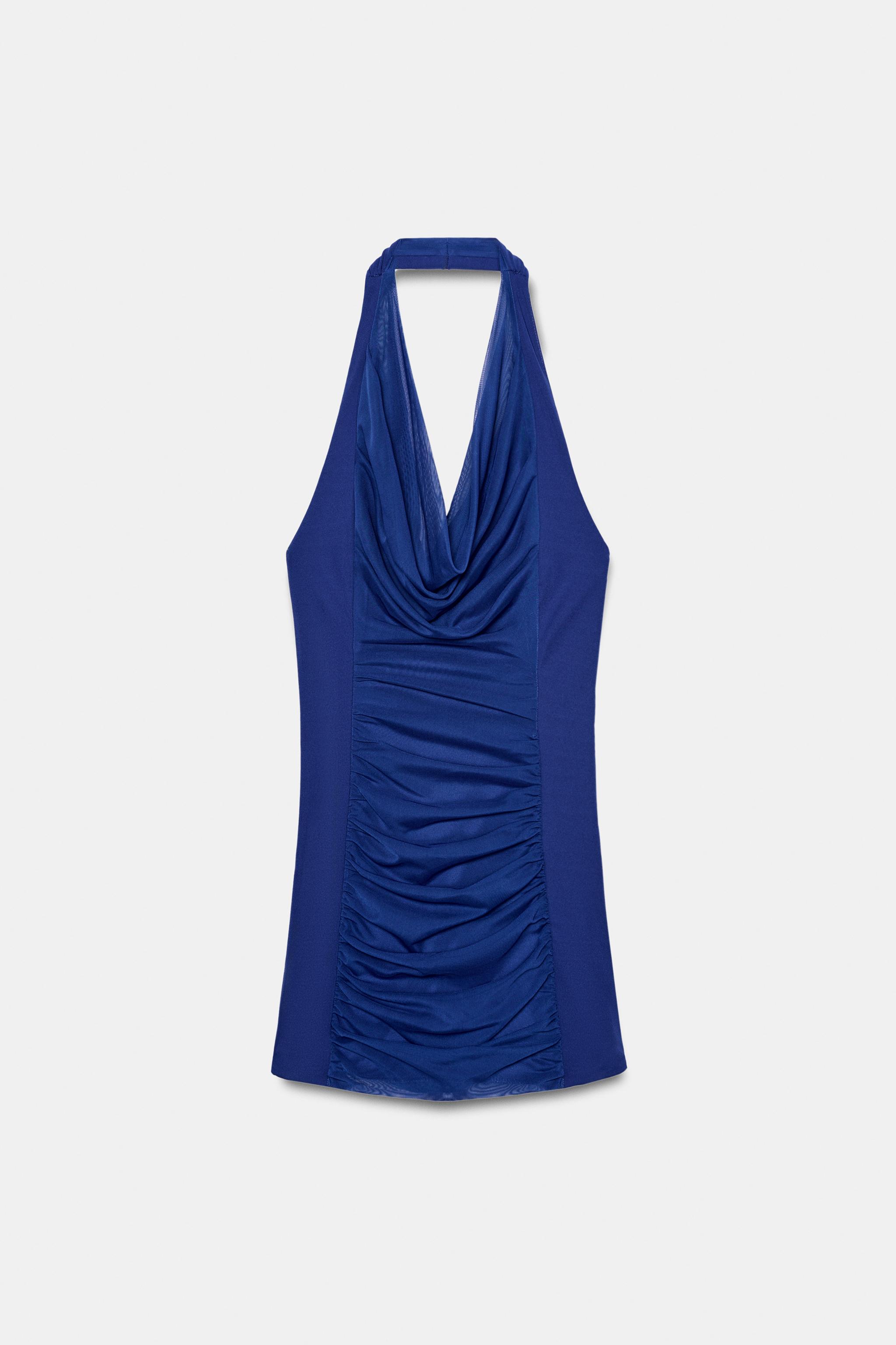 ROBE HALTEUR BIMATIÈRE EN TULLE